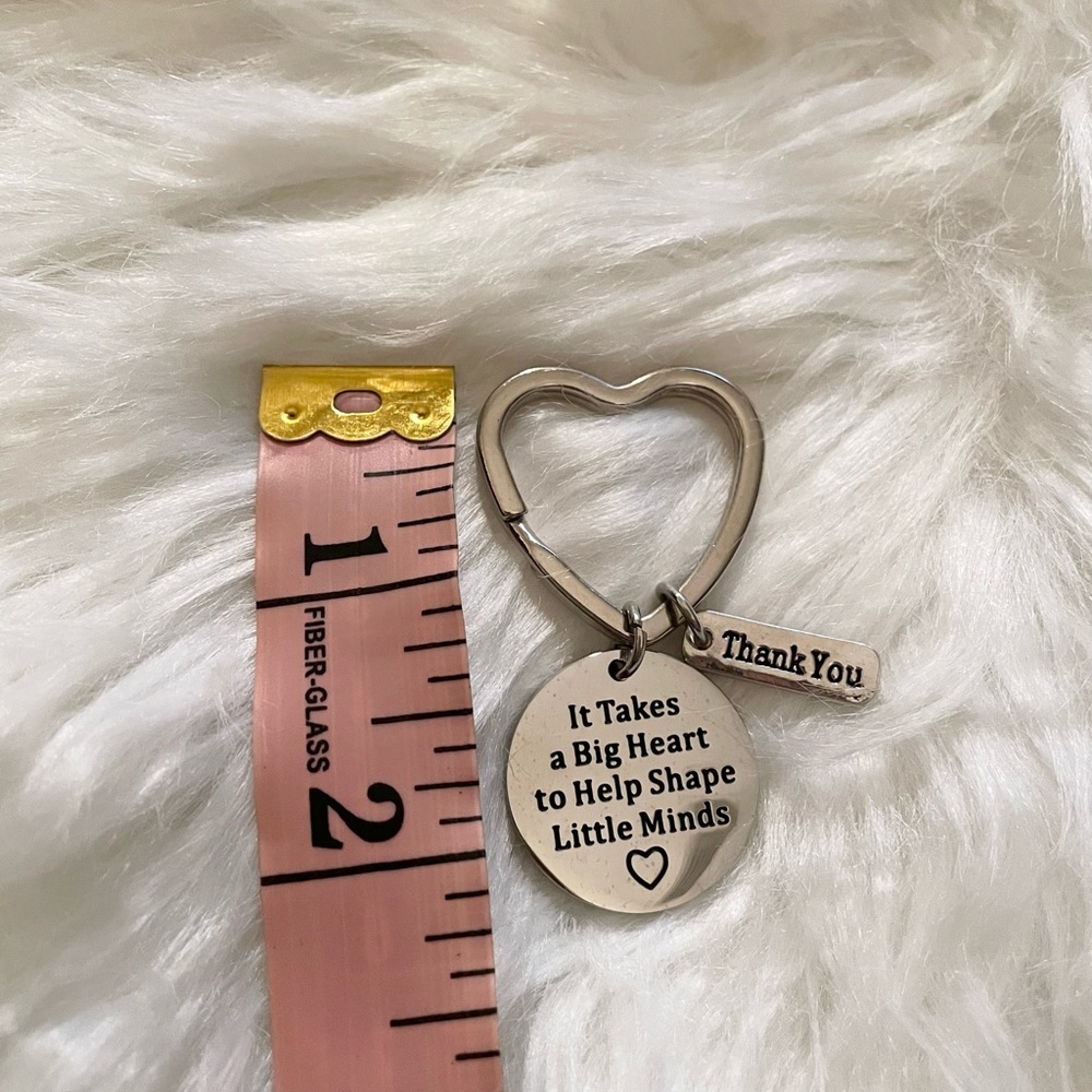 Teacher Appreciation Keychains | 3 Metal Keychains for Teachers - Picture 8 of 11